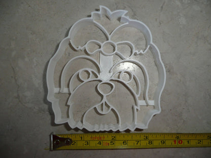 Shih Tzu Dog Face Detailed Small Toy Breed Cookie Cutter USA PR3841