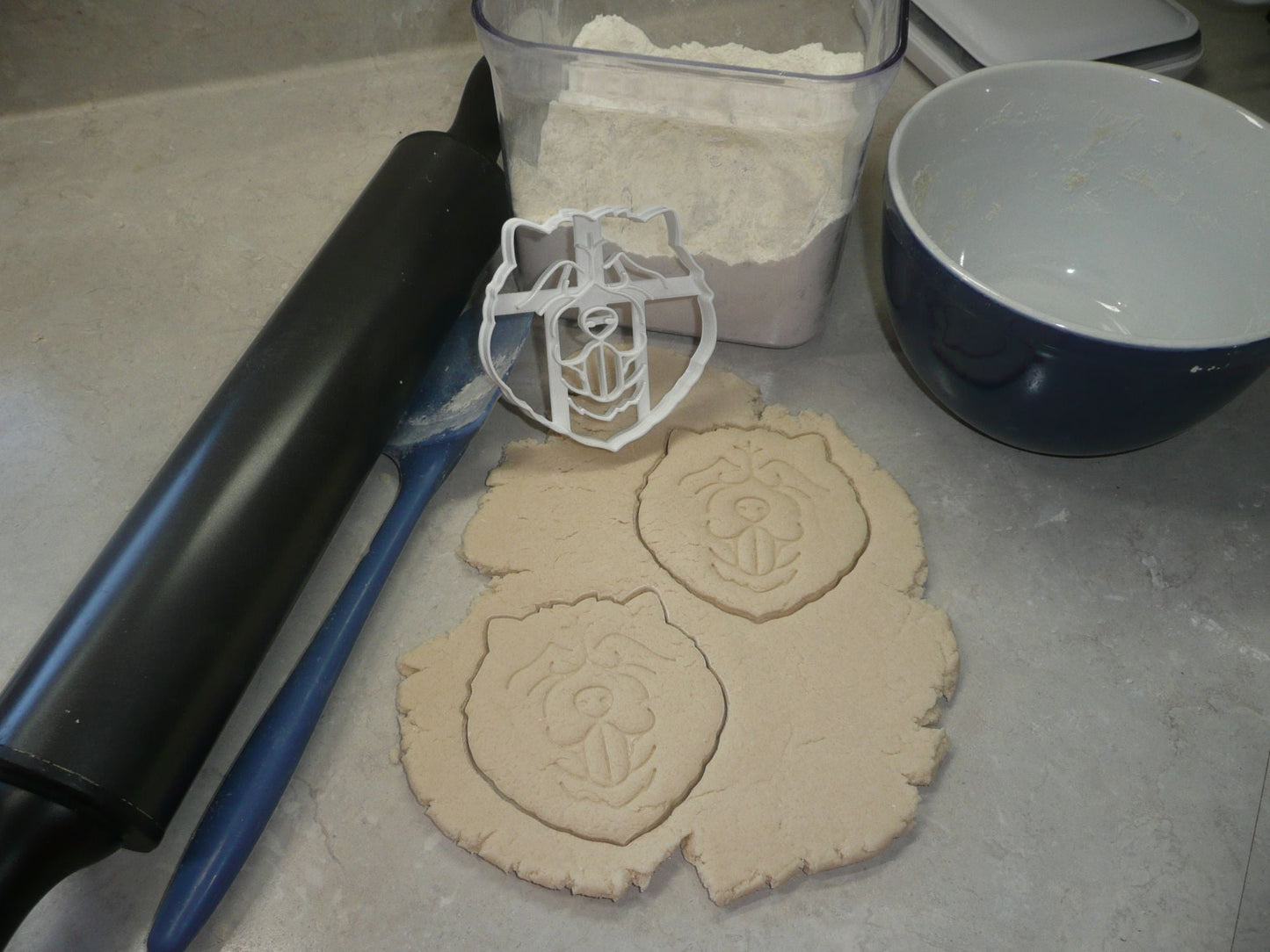 Chow Chow Dog Face Detailed Lions Mane Ruff Cookie Cutter USA PR3842