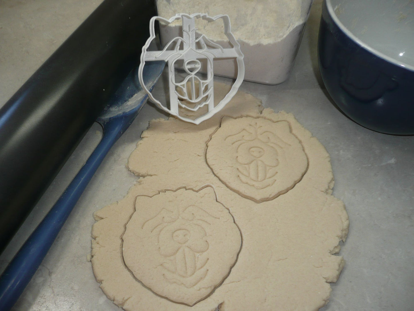 Chow Chow Dog Face Detailed Lions Mane Ruff Cookie Cutter USA PR3842