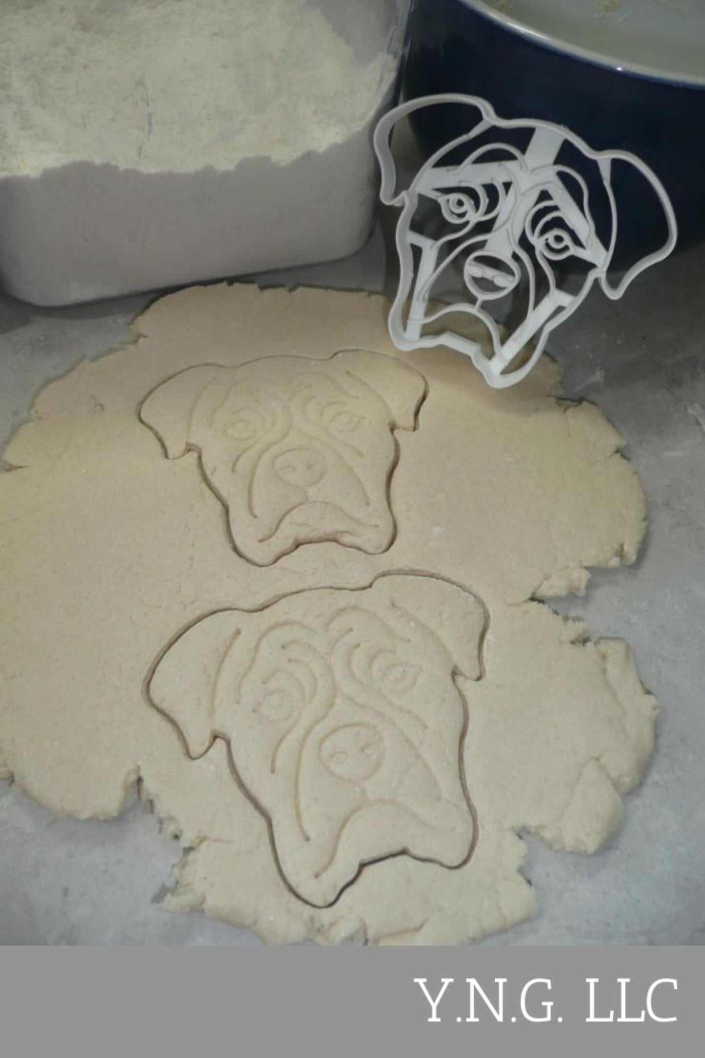 Boxer Dog Face Detailed Intelligent Devoted Breed Cookie Cutter USA PR3843
