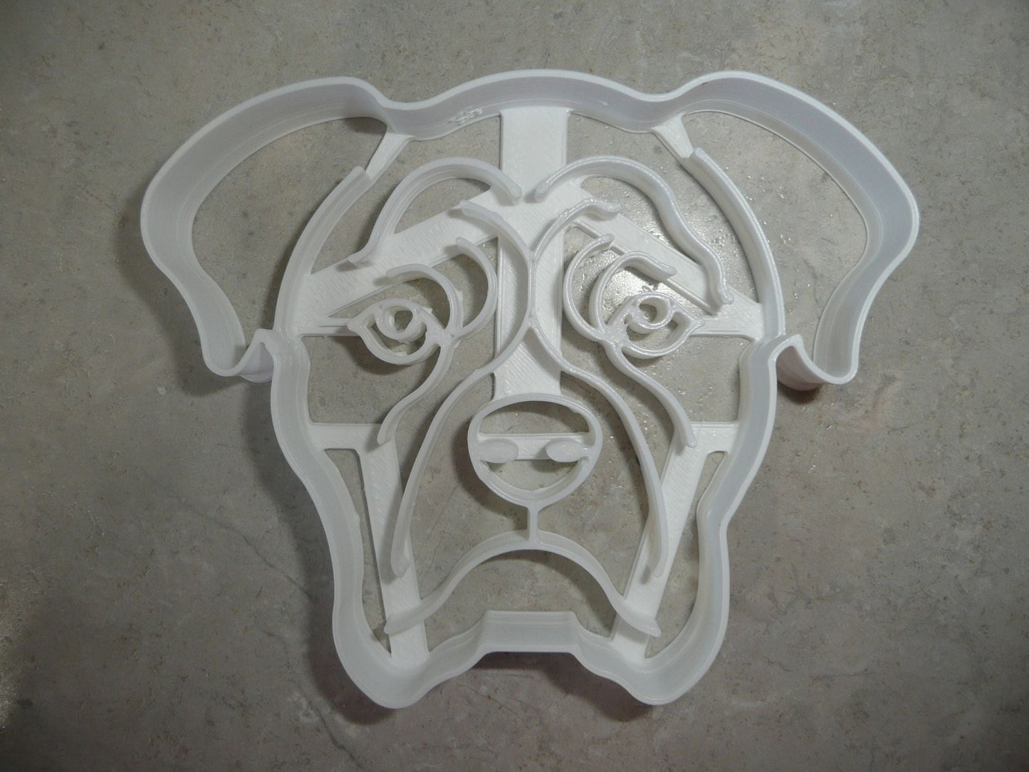 Boxer Dog Face Detailed Intelligent Devoted Breed Cookie Cutter USA PR3843