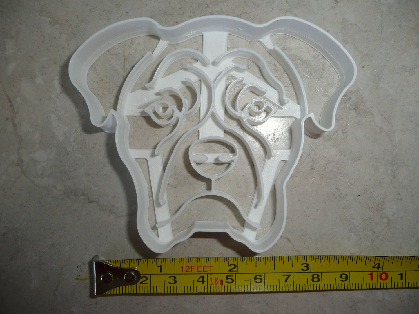 Boxer Dog Face Detailed Intelligent Devoted Breed Cookie Cutter USA PR3843