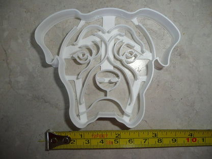 Boxer Dog Face Detailed Intelligent Devoted Breed Cookie Cutter USA PR3843