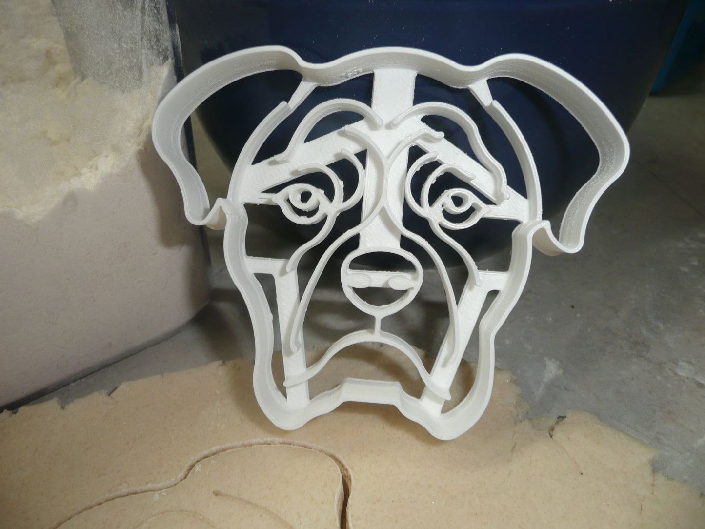 Boxer Dog Face Detailed Intelligent Devoted Breed Cookie Cutter USA PR3843