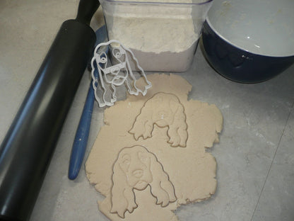 Cocker Spaniel Dog Face Detailed Sporting Breed Cookie Cutter USA PR3844