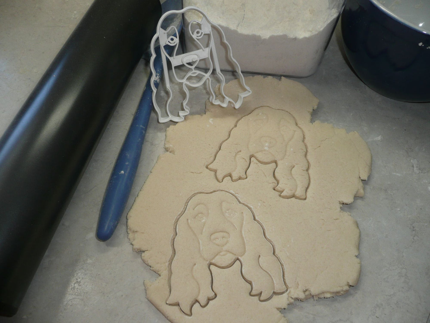 Cocker Spaniel Dog Face Detailed Sporting Breed Cookie Cutter USA PR3844
