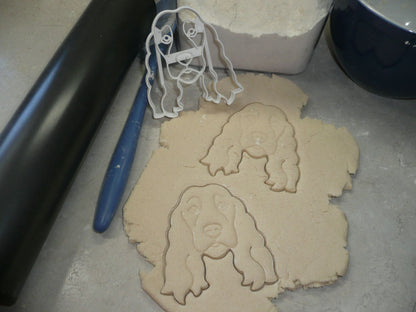 Cocker Spaniel Dog Face Detailed Sporting Breed Cookie Cutter USA PR3844