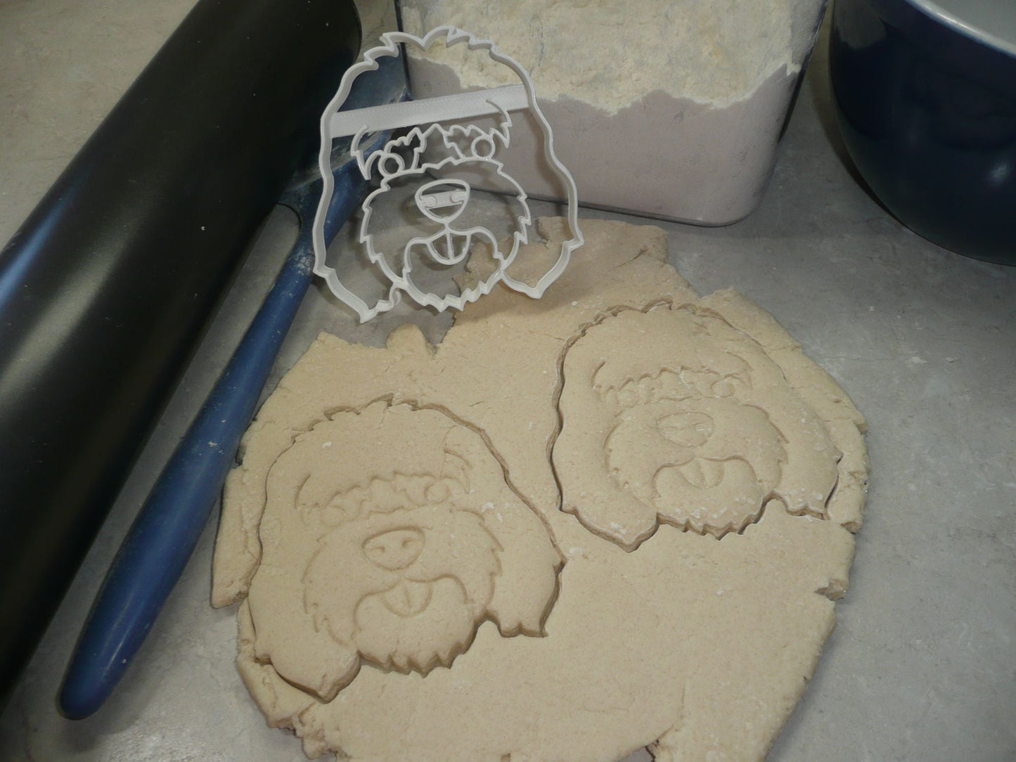 Cockapoo Dog Face Detailed Designer Hybrid Breed Cookie Cutter PR3850