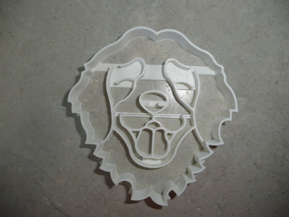 Golden Retriever Dog Face Detailed Friendly Breed Cookie Cutter USA PR3852