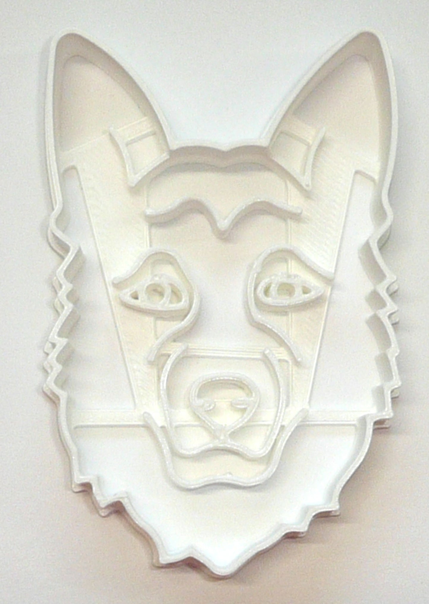 German Shepherd Dog Face Detailed Working Dog Cookie Cutter USA PR3853