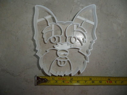 Yorkshire Terrier Dog Face Detailed Toy Breed Cookie Cutter USA PR3854