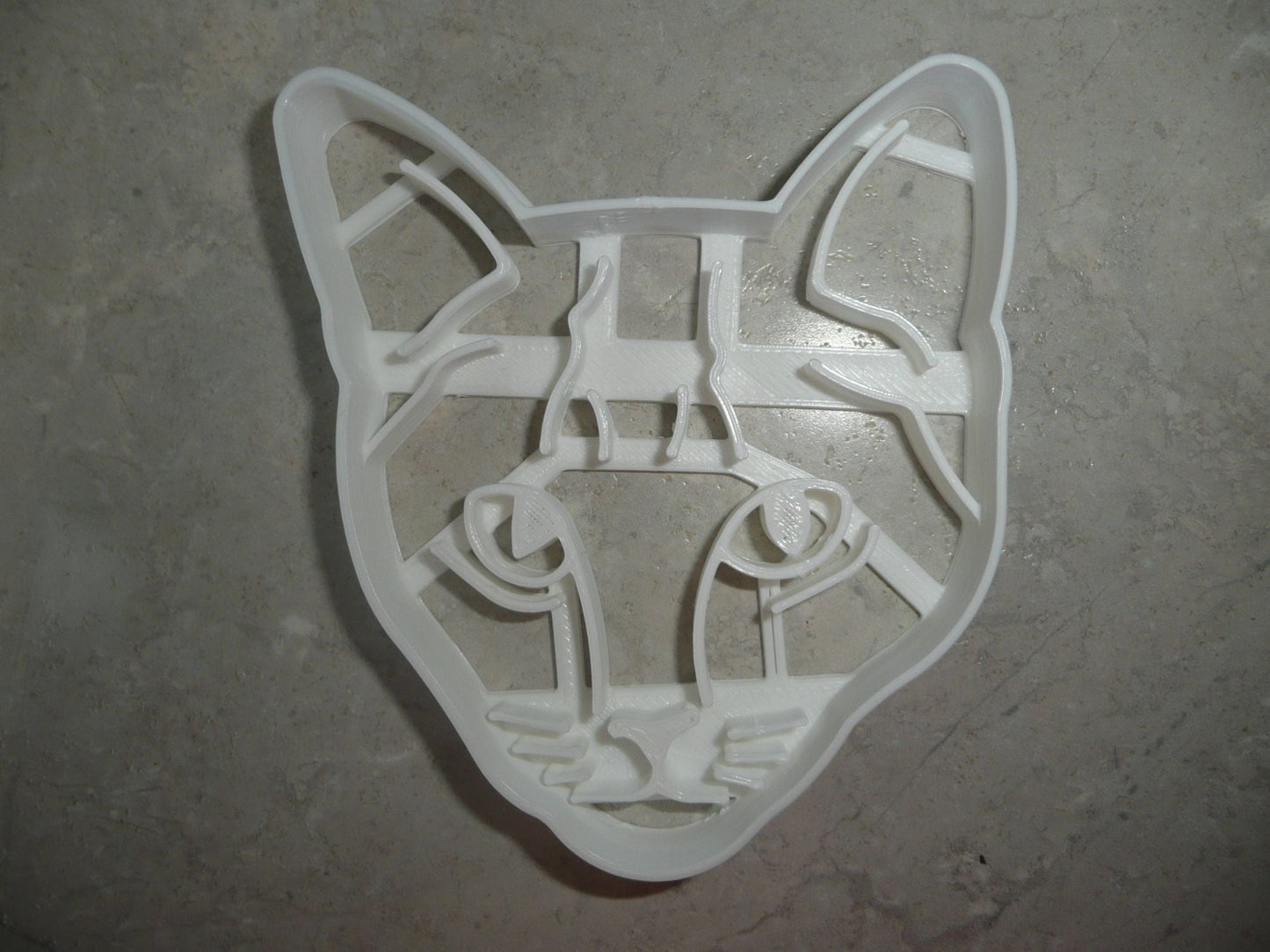 Cat Face Detailed Feline Kitty Kitten Cookie Cutter USA PR3855