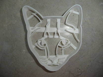 Cat Face Detailed Feline Kitty Kitten Cookie Cutter USA PR3855