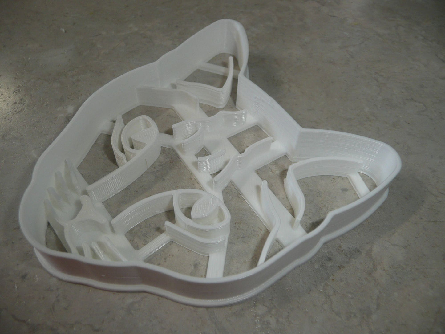 Cat Face Detailed Feline Kitty Kitten Cookie Cutter USA PR3855