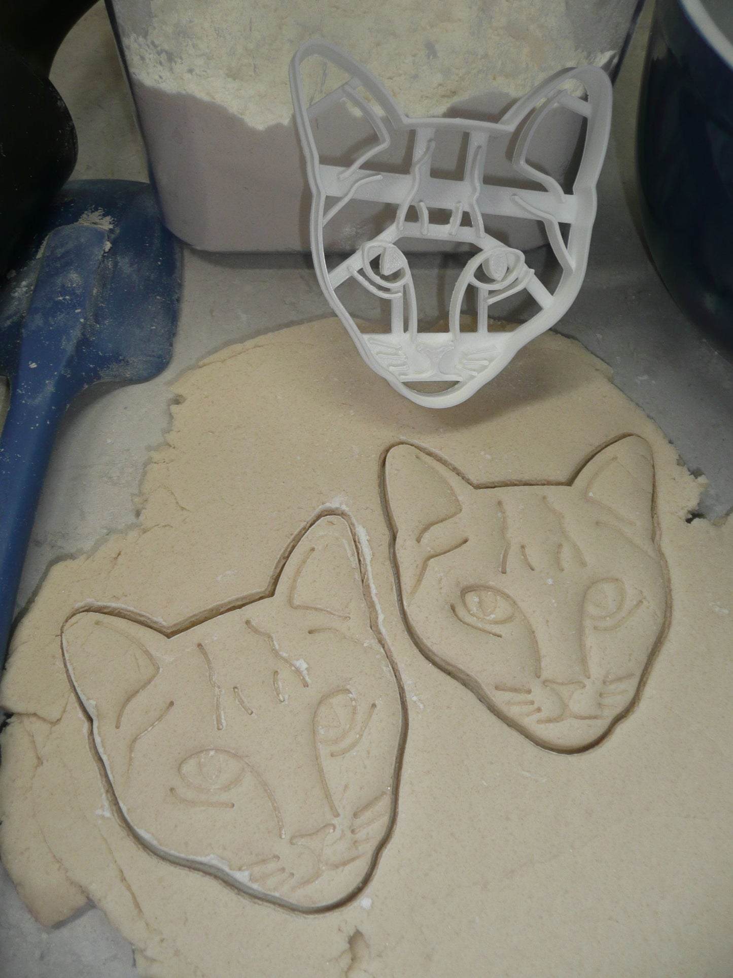 Cat Face Detailed Feline Kitty Kitten Cookie Cutter USA PR3855