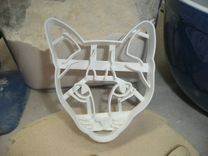 Cat Face Detailed Feline Kitty Kitten Cookie Cutter USA PR3855