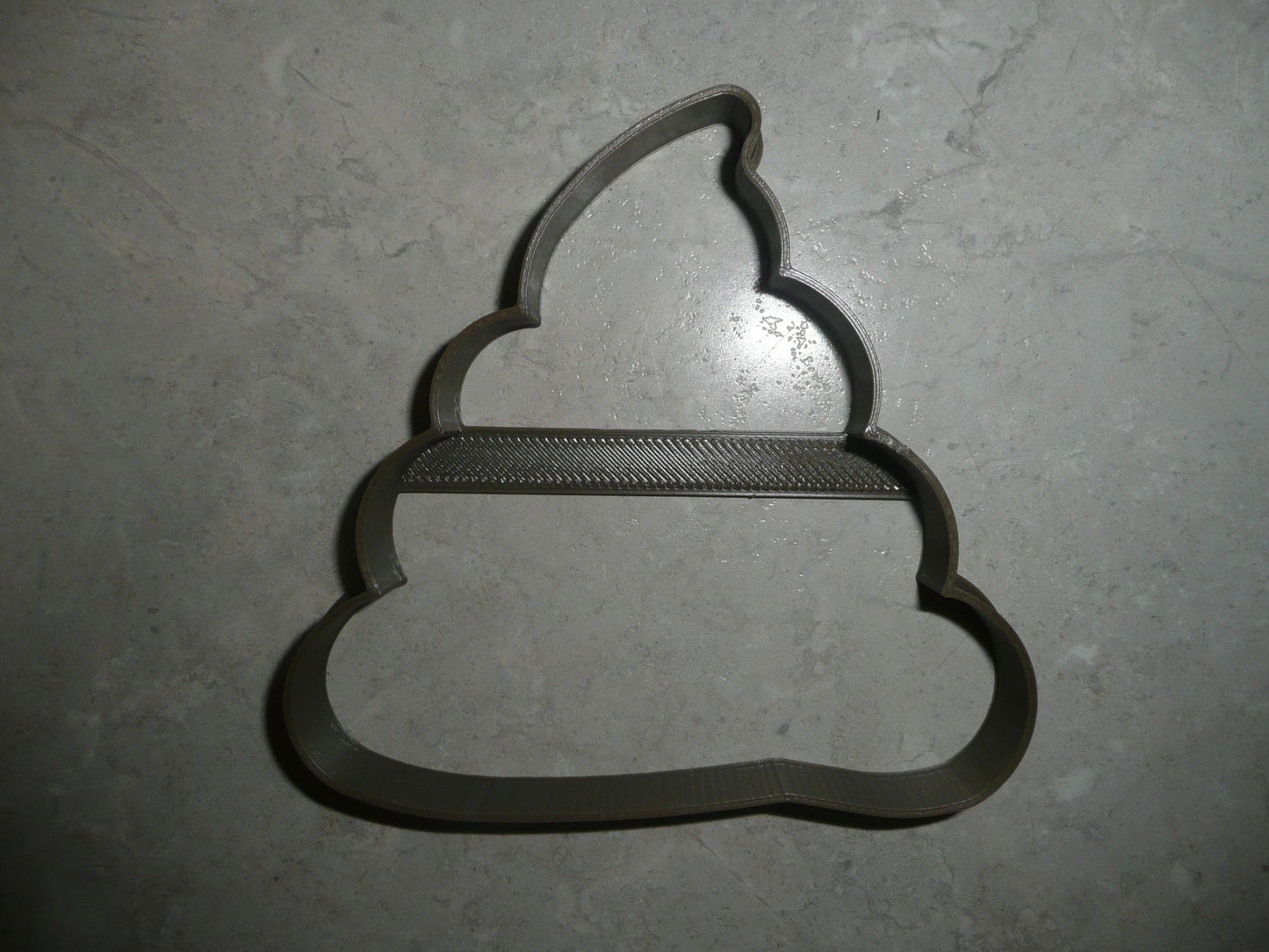 Poo Swirl Poop Pile Emoji Cartoon Message Outline Cookie Cutter USA PR3856