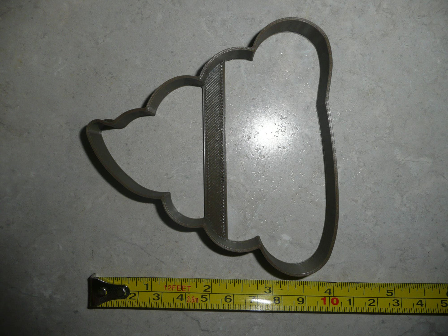 Poo Swirl Poop Pile Emoji Cartoon Message Outline Cookie Cutter USA PR3856