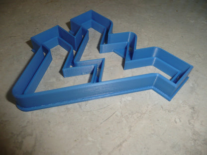 West Virginia University WVU WV Letters Cookie Cutter USA PR3884