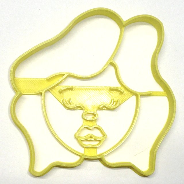 Detailed Sarah Face Hocus Pocus Halloween Movie Cookie Cutter USA PR3885