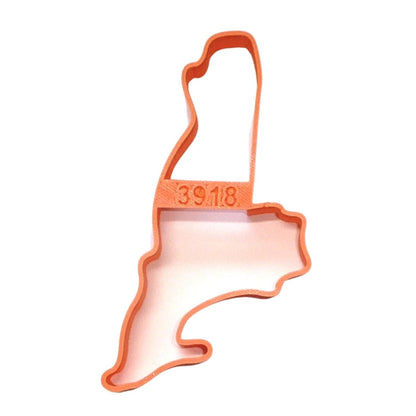 Guayanilla Puerto Rico Municipality Outline Cookie Cutter Made In USA PR3918