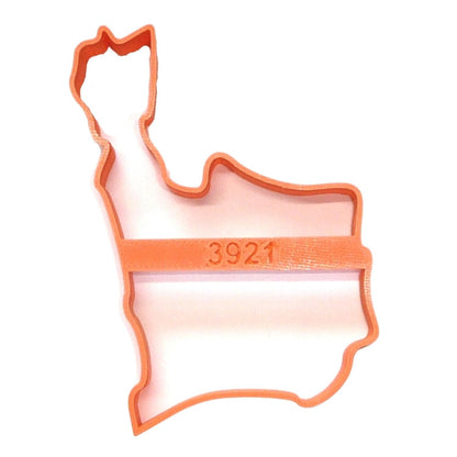 Juana Diaz Puerto Rico Municipality Outline Cookie Cutter Made In USA PR3921