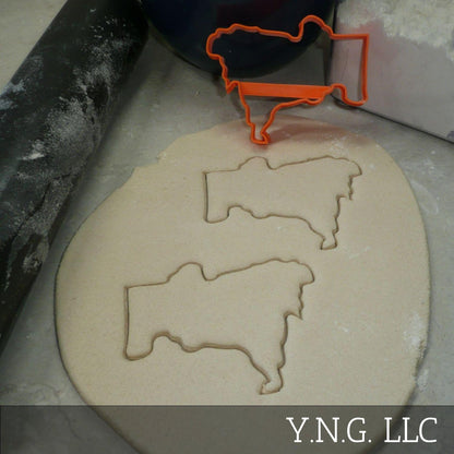 Utuado Puerto Rico Municipality Outline Cookie Cutter Made In USA PR3927