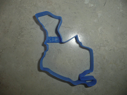 Guayama Puerto Rico Municipality Outline Cookie Cutter Made In USA PR3942