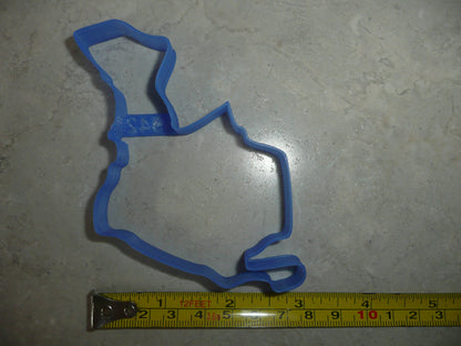 Guayama Puerto Rico Municipality Outline Cookie Cutter Made In USA PR3942