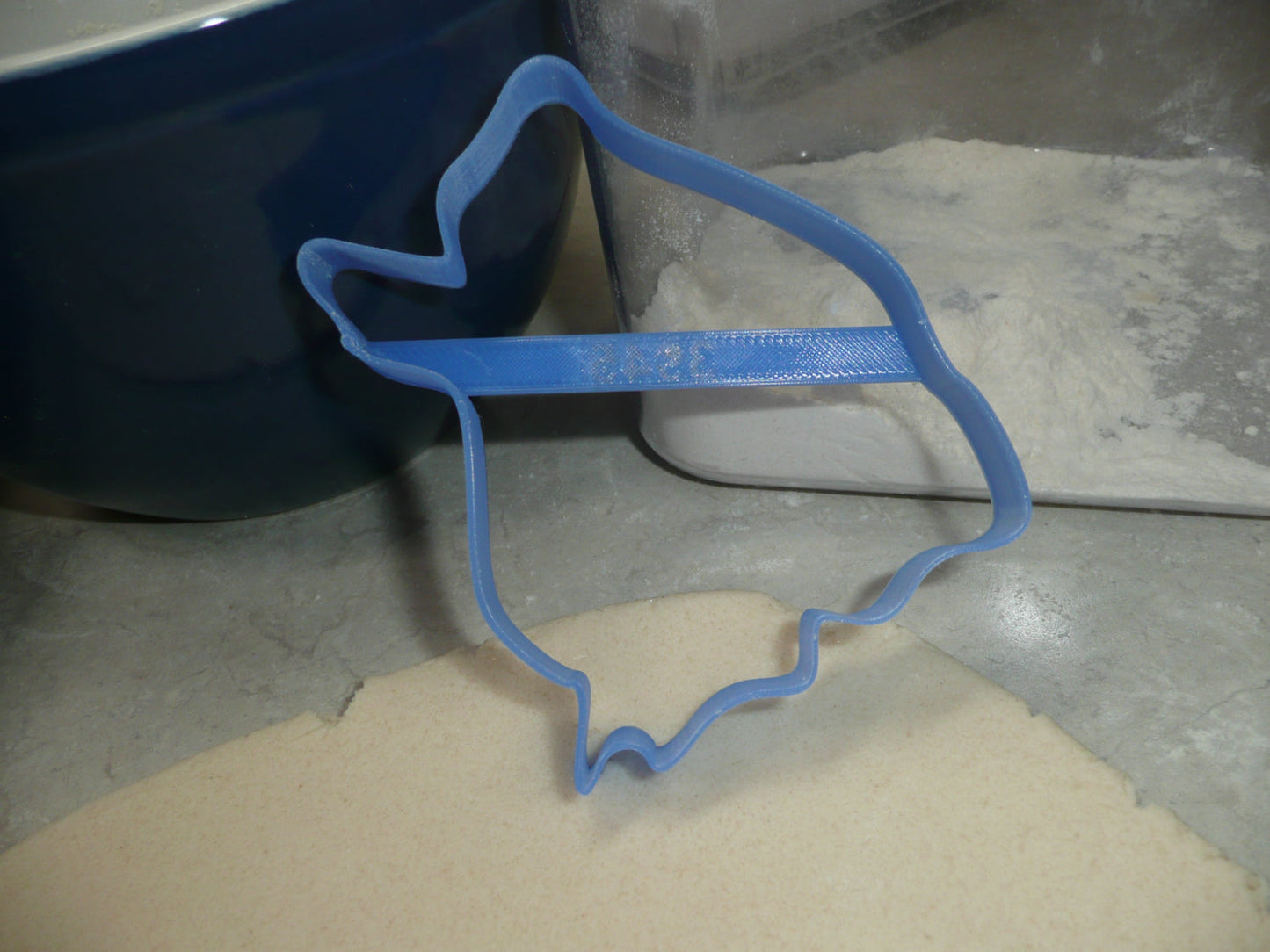 Salinas Puerto Rico Municipality Outline Cookie Cutter Made In USA PR3945