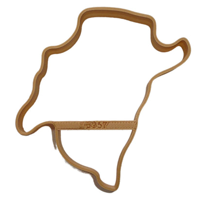 Humacao Puerto Rico Municipality Outline Cookie Cutter Made In USA PR3957