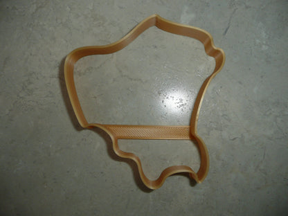 Luquillo Puerto Rico Municipality Outline Cookie Cutter Made In USA PR3961