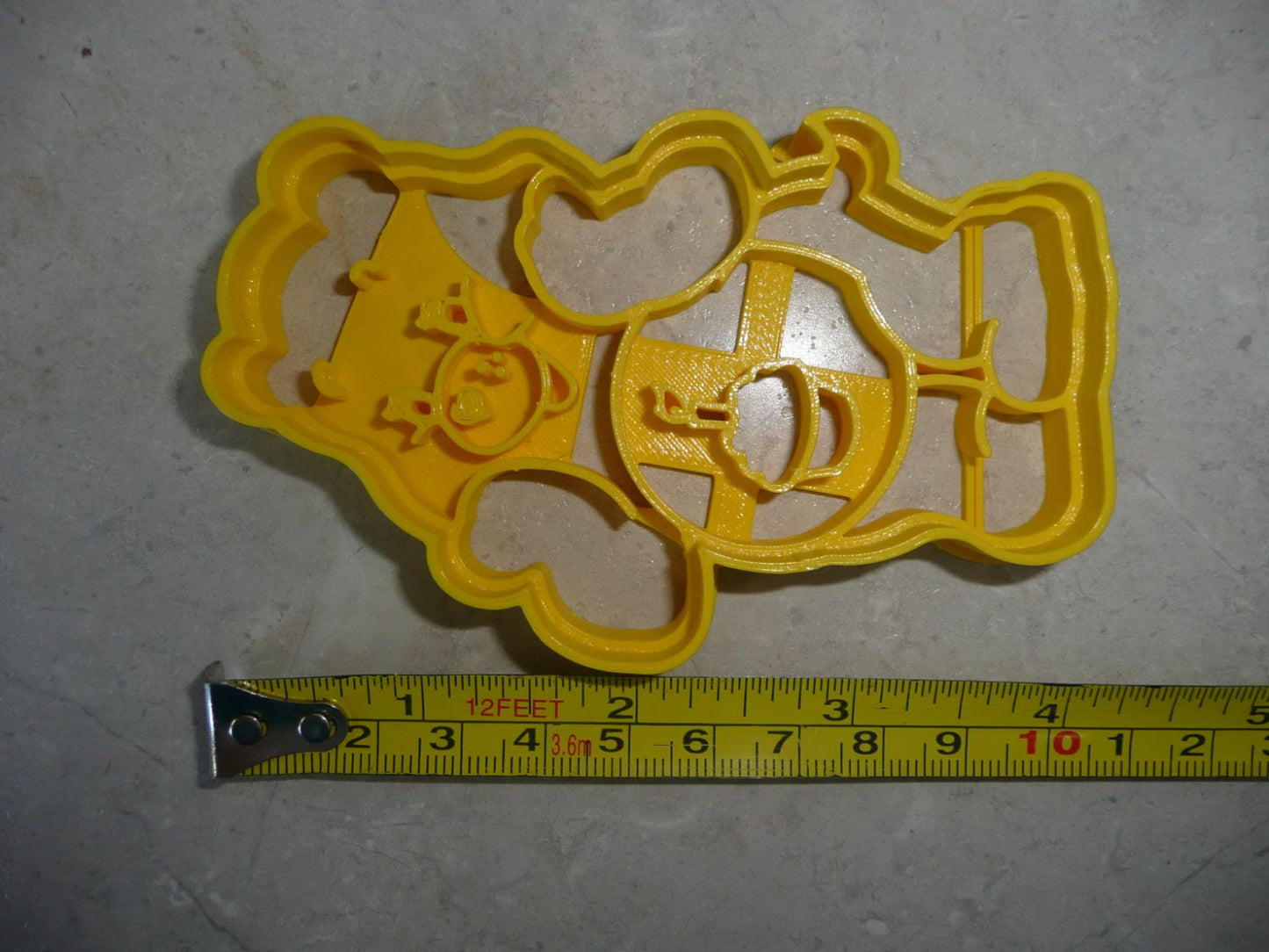 Birthday Bear Yellow Cupcake Care Bears Cookie Cutter Made in USA PR3988