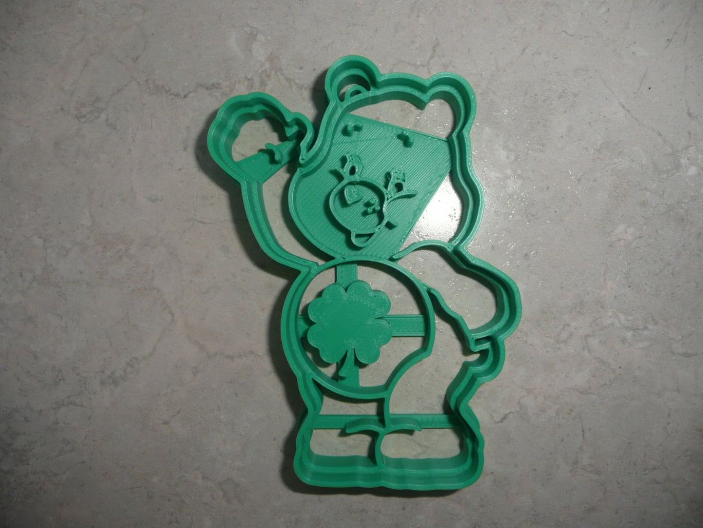 Good Luck Bear Green Shamrock Care Bears Cookie Cutter Made in USA PR3989