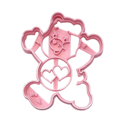 Love-A-Lot Bear Pink Hearts Care Bears Cookie Cutter Made in USA PR3991