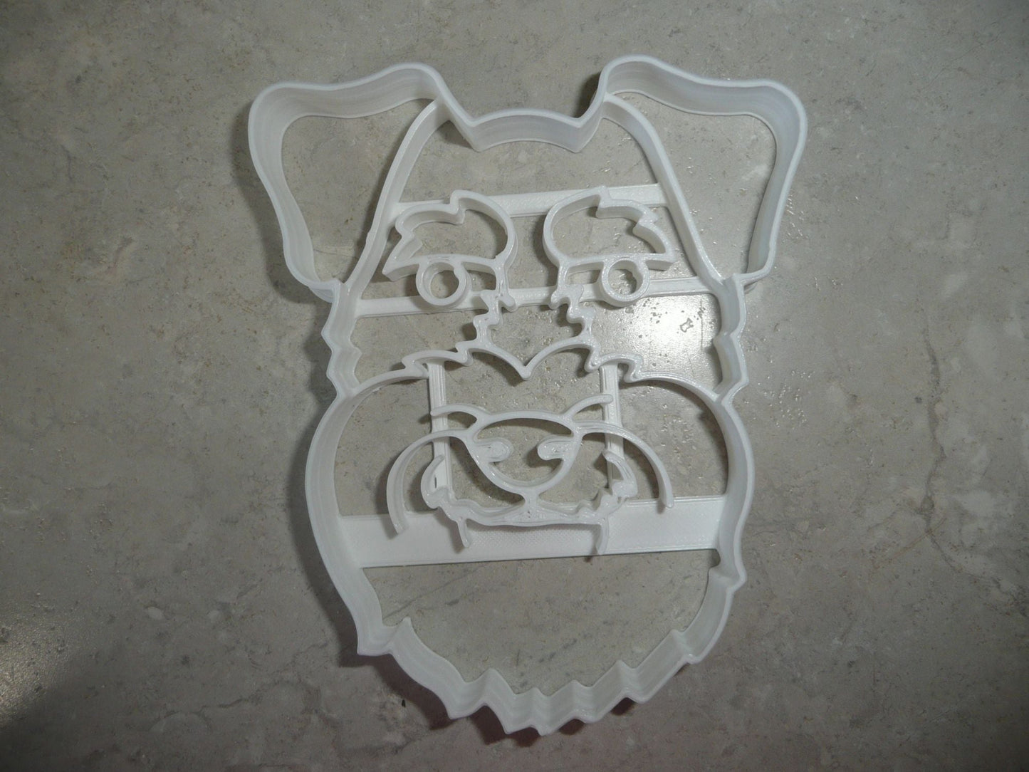 Schnauzer Dog Face Detailed German Bearded Snout Breed Cookie Cutter USA PR4023