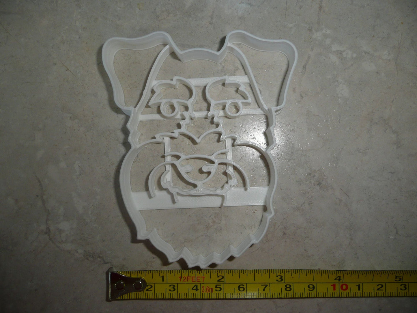Schnauzer Dog Face Detailed German Bearded Snout Breed Cookie Cutter USA PR4023