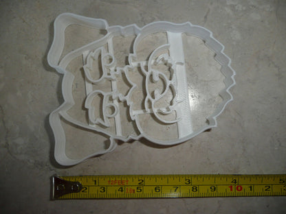 Schnauzer Dog Face Detailed German Bearded Snout Breed Cookie Cutter USA PR4023