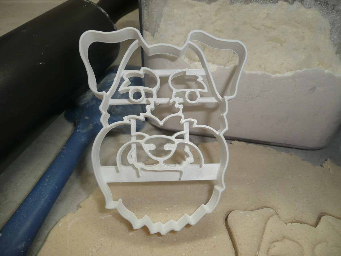 Schnauzer Dog Face Detailed German Bearded Snout Breed Cookie Cutter USA PR4023