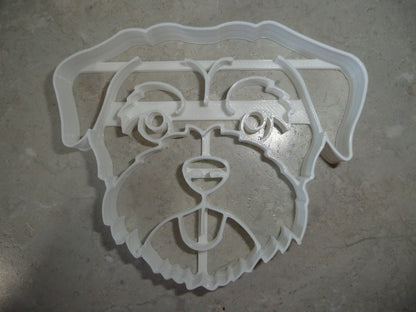 Border Terrier Dog Face Detailed High Energy Breed Cookie Cutter USA PR4024