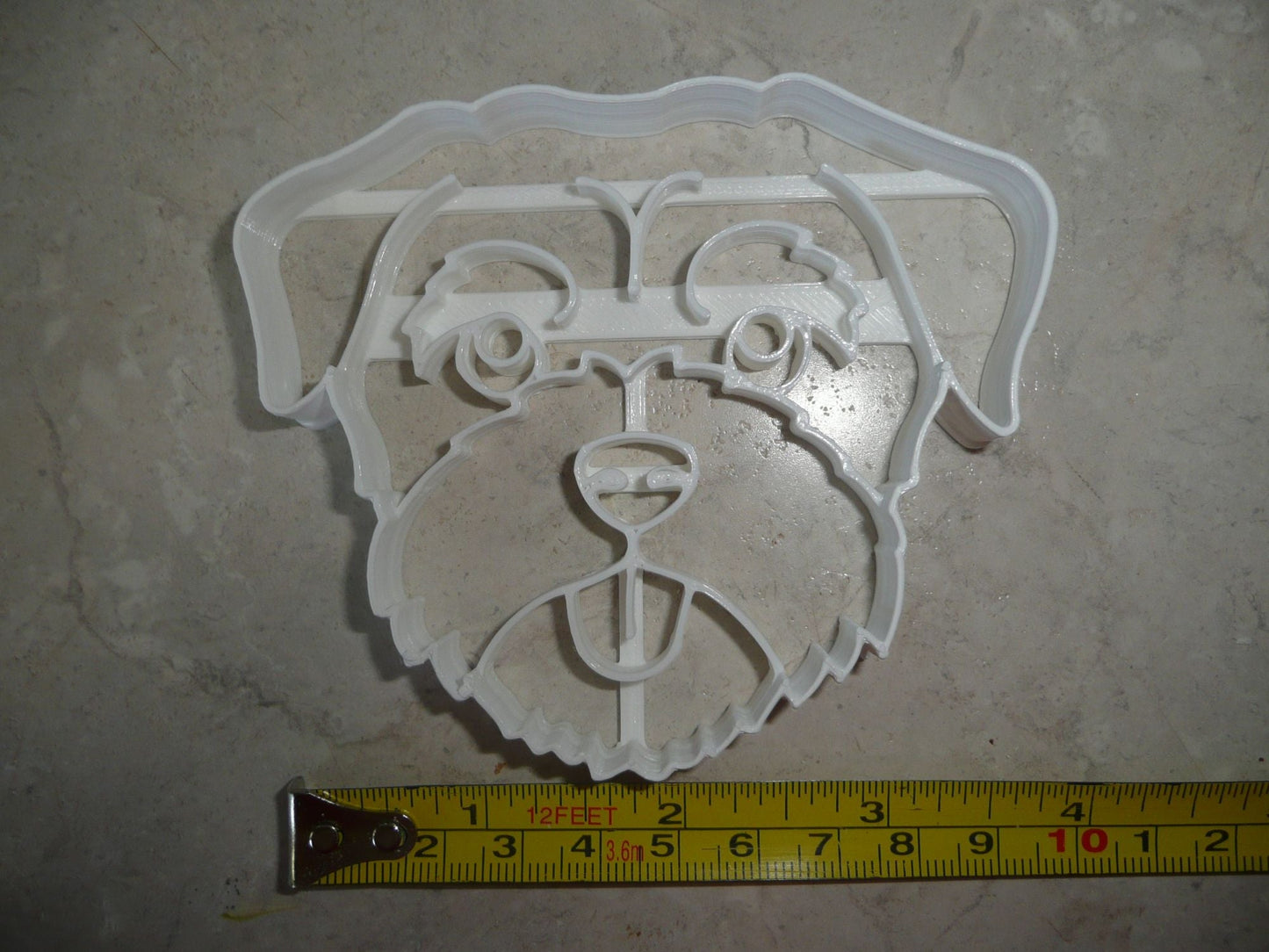 Border Terrier Dog Face Detailed High Energy Breed Cookie Cutter USA PR4024