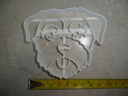 Border Terrier Dog Face Detailed High Energy Breed Cookie Cutter USA PR4024