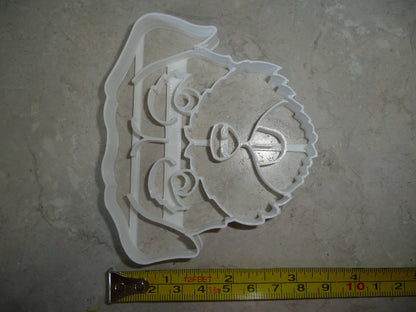 Border Terrier Dog Face Detailed High Energy Breed Cookie Cutter USA PR4024