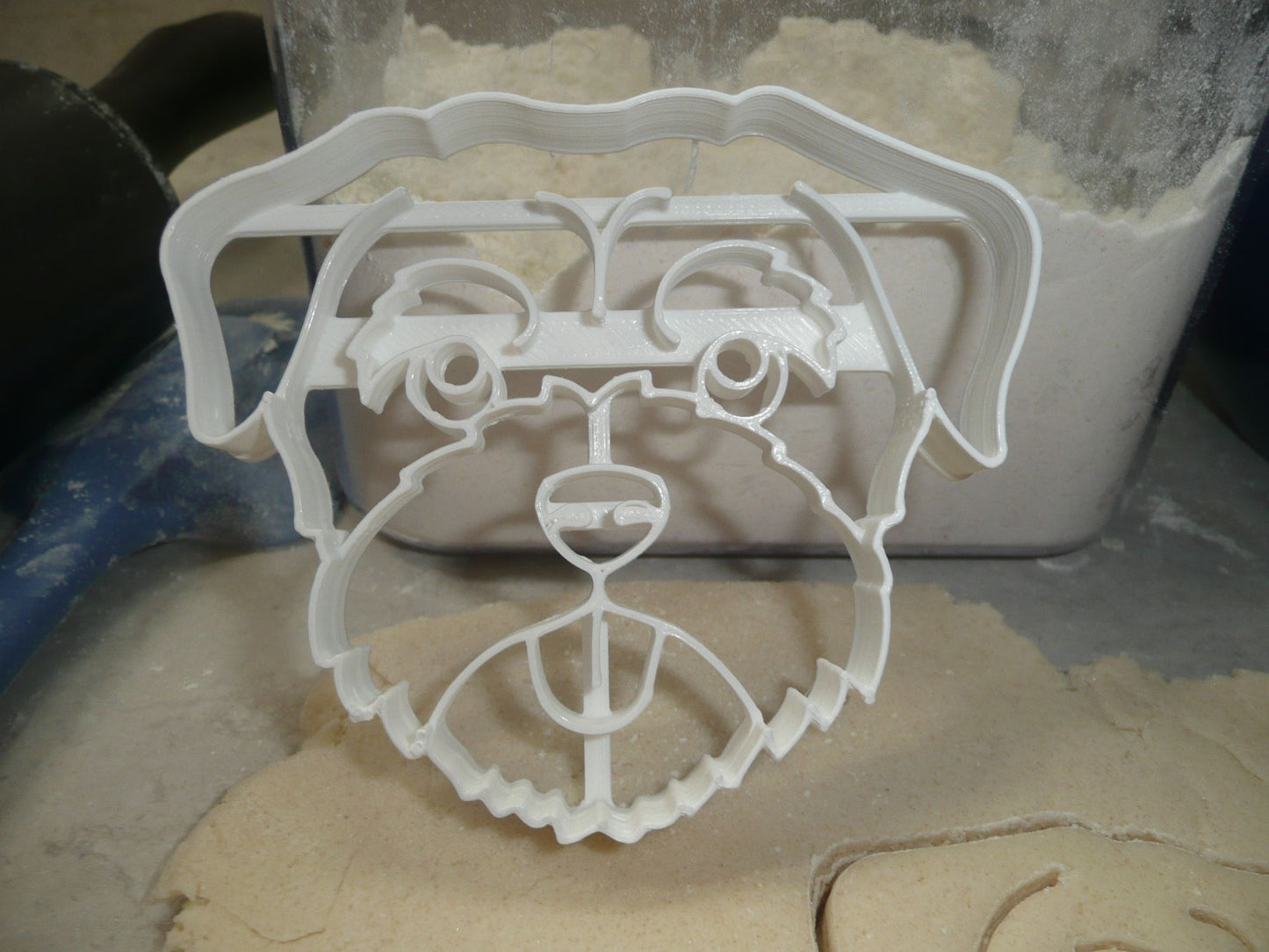 Border Terrier Dog Face Detailed High Energy Breed Cookie Cutter USA PR4024