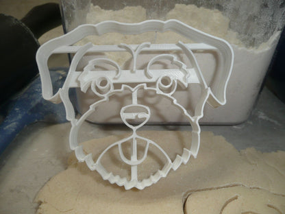 Border Terrier Dog Face Detailed High Energy Breed Cookie Cutter USA PR4024