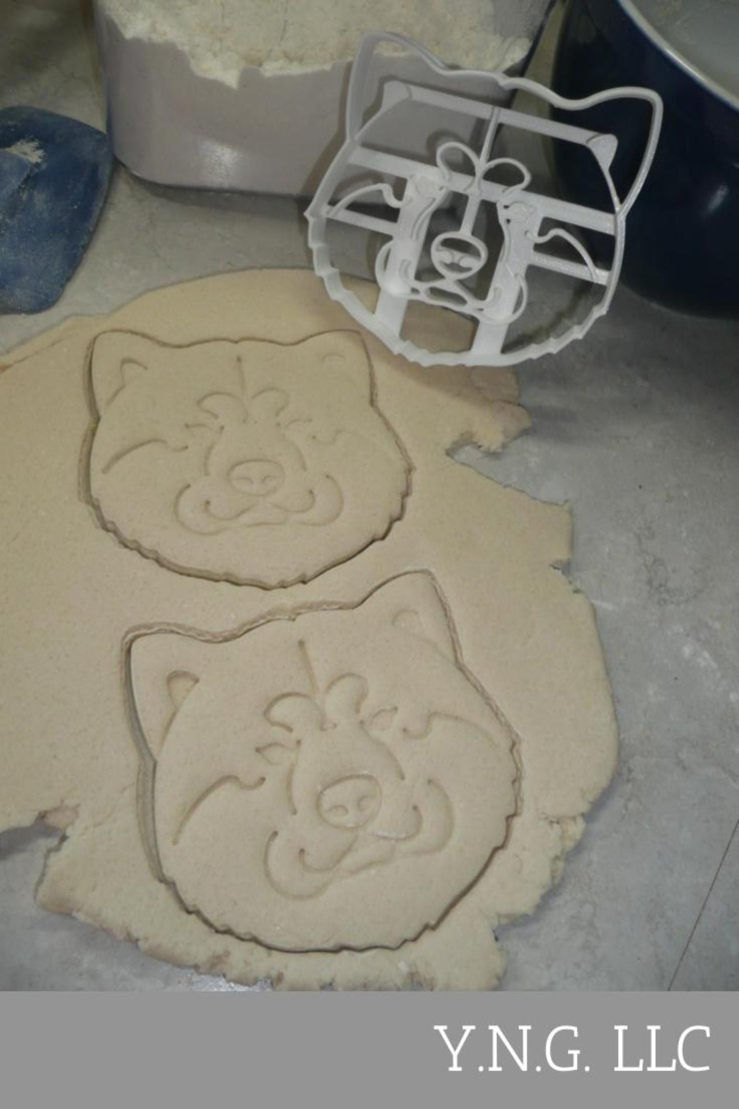 Akita Inu Dog Face Detailed Mountain Breed Cookie Cutter USA PR4026