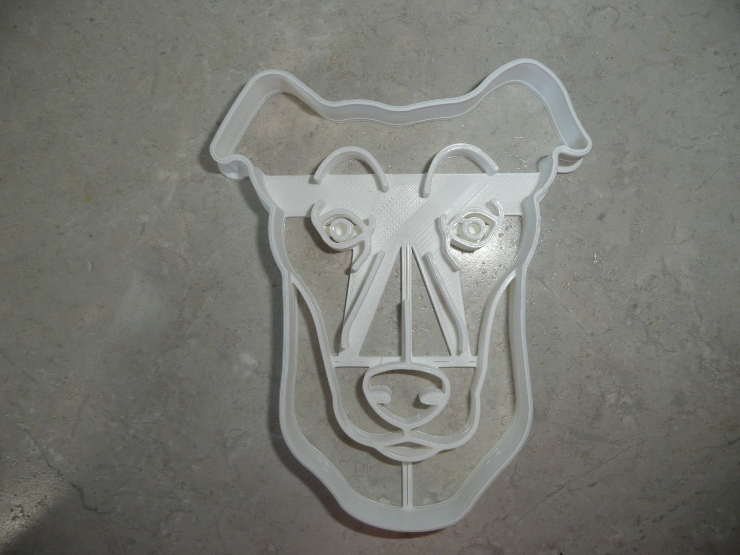 Greyhound Dog Face Detailed Racing Breed Cookie Cutter USA PR4027