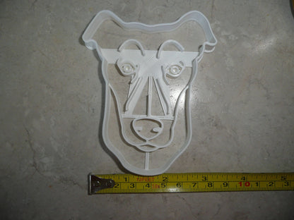 Greyhound Dog Face Detailed Racing Breed Cookie Cutter USA PR4027