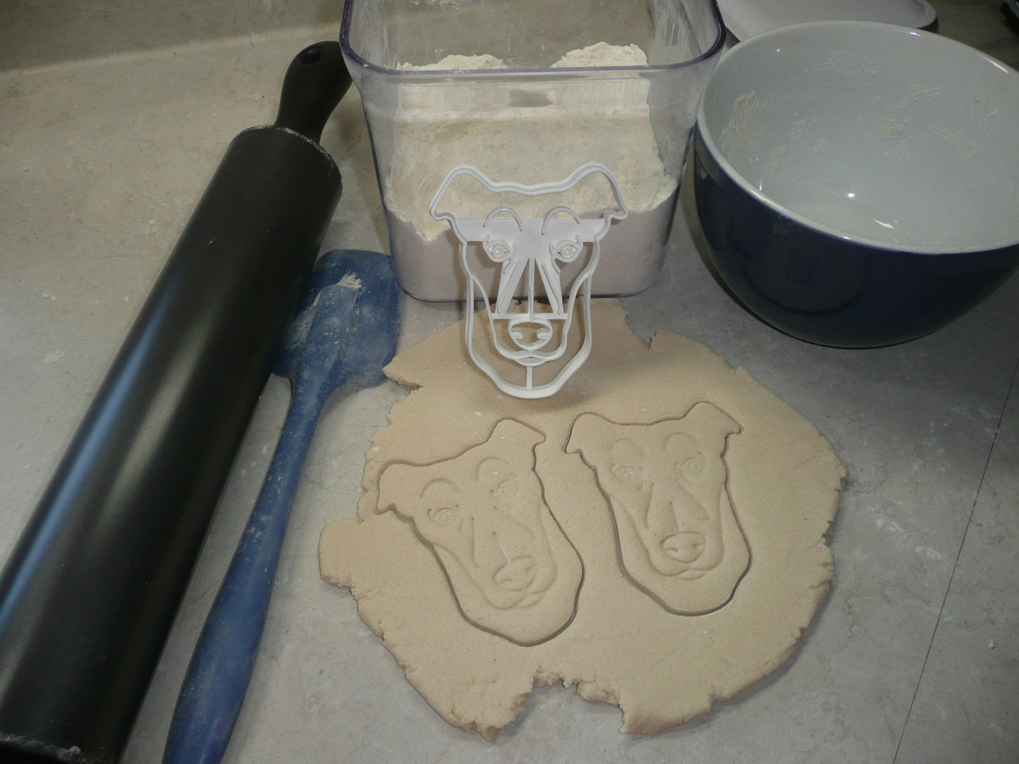 Greyhound Dog Face Detailed Racing Breed Cookie Cutter USA PR4027