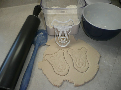 Greyhound Dog Face Detailed Racing Breed Cookie Cutter USA PR4027